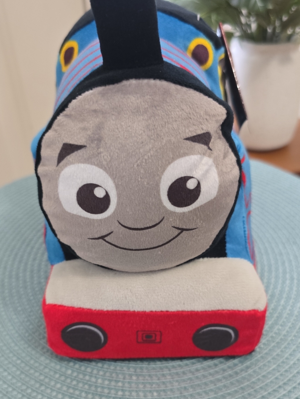 Thomas Tge Train Blue Plush Train Toy - Soft Character Plush for Kids
